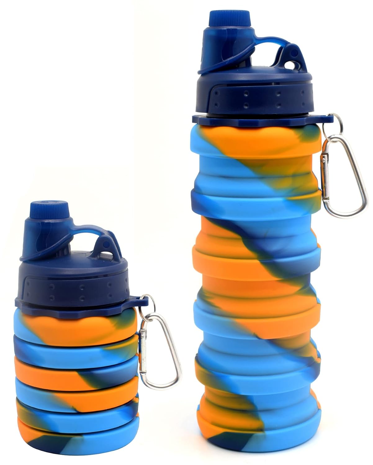 Decawall Collapsible Silicone Water Bottle | Flexible & Leak-Proof Foldable Bottle | BPA-Free, Travel-Friendly, 750ml