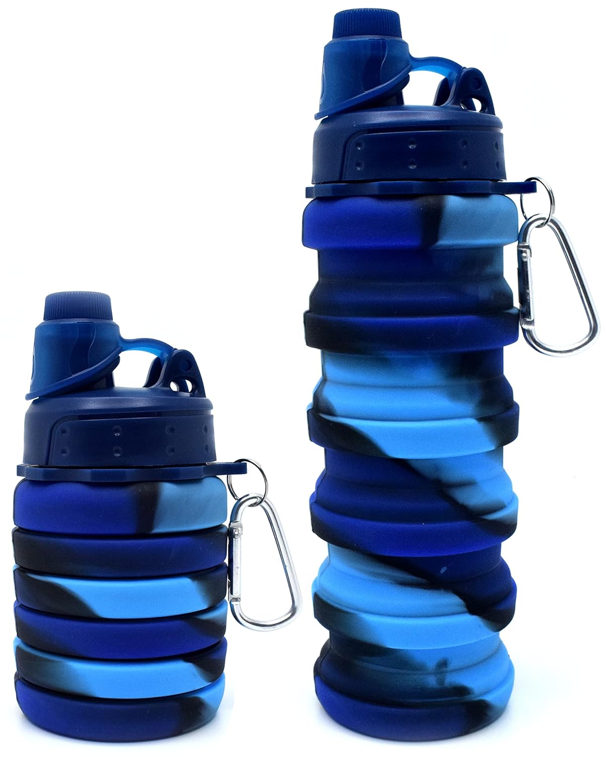 Decawall Collapsible Silicone Water Bottle | Flexible & Leak-Proof Foldable Bottle | BPA-Free, Travel-Friendly, 750ml