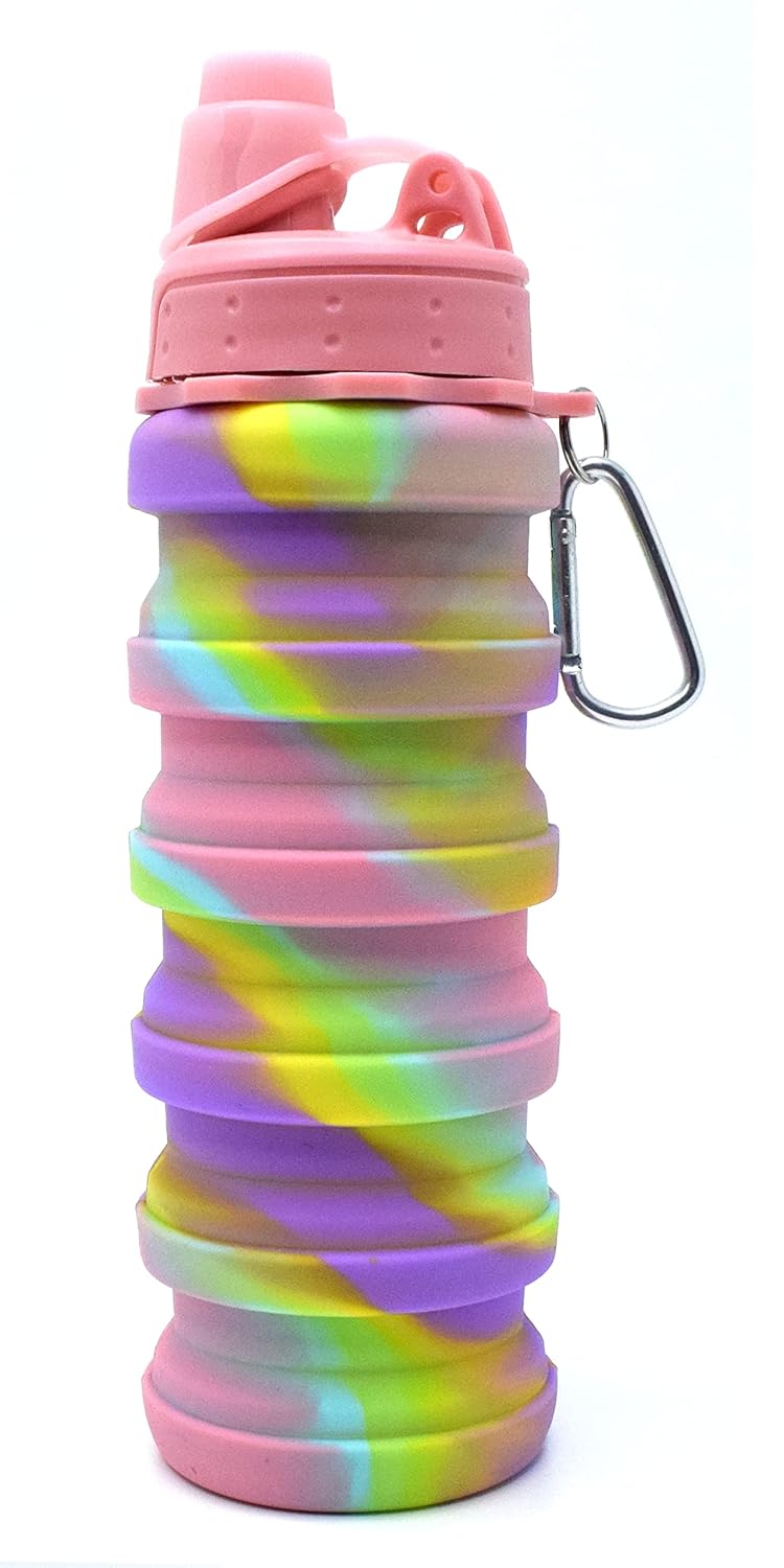 BPA-Free Foldable Bottle for Hiking & Gym