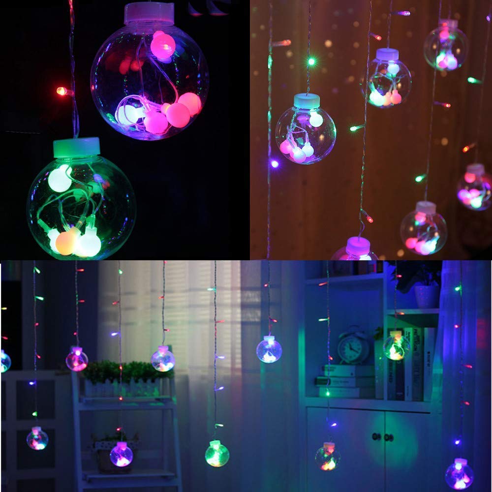 LED lights enhancing wedding party ambiance