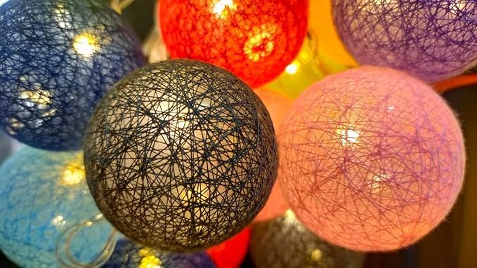 Lights in a cozy room or living space