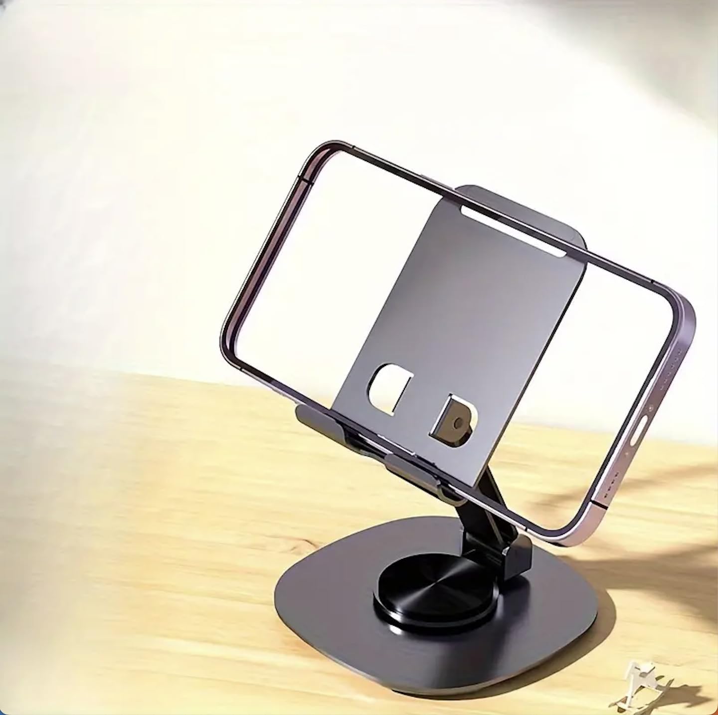 Phone stand holding various mobile phone models