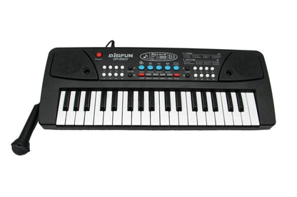 37 keys of the portable electronic keyboard for kids