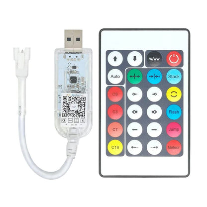 Smart Firework LED Lights, USB Powered Indoor Firework Lights with Remote APP Control, 12Inch Led Strip Lights Room Decorations for Christmas