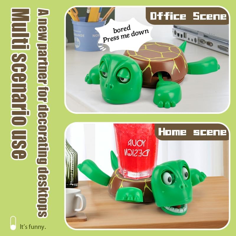 Decawall 3D Printed Turtle Coaster – Heat & Water Resistant PP Material | Quirky Tortoise Design for Home & Bar Decor