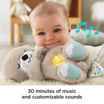 Decawall Breathing Teddy Bear – Soothing Plush Toy with Music, Lights & Rhythmic Motion | Calming Sleep Aid for Babies & Toddlers