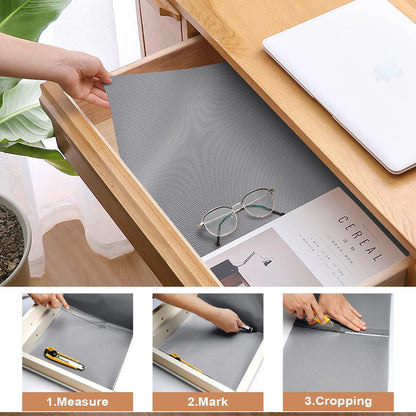 Anti-slip mat used inside kitchen drawers and cupboards