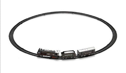 Boys and girls enjoying the DECAWALL Electric Express Train Toy Set