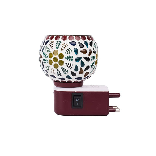 Ceramic aroma diffuser and Kapoor Dani with night lamp function