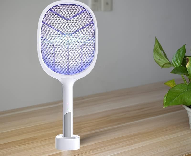 Close-up of mosquito bat’s UV lamp attracting insects