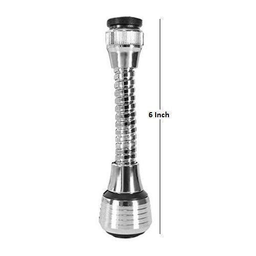Close-up of the DECAWALL Turbo Flex 360 Faucet Sprayer head design