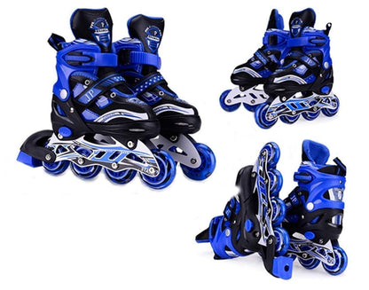 Comfortable strap design on kids' inline skates
