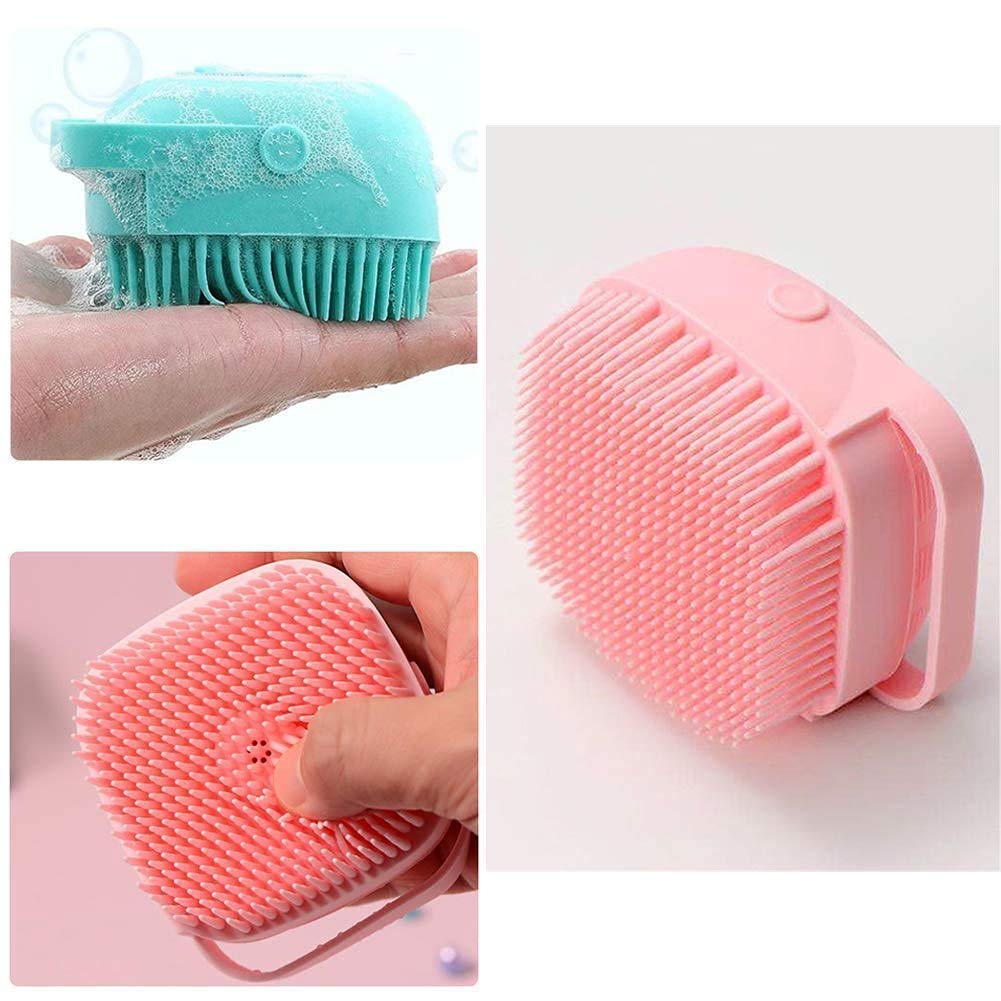 Compact and lightweight design of the silicone body scrubber