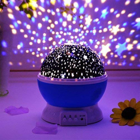 DECAWALL 360° Rotating Star Master Moon Night Projector Lamp – 9 Colors