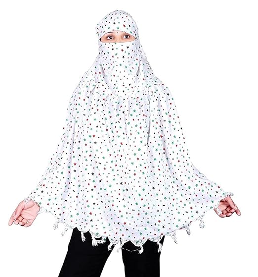 DECAWALL Cotton Long Scarf cum Mask for Women – Stylish Design