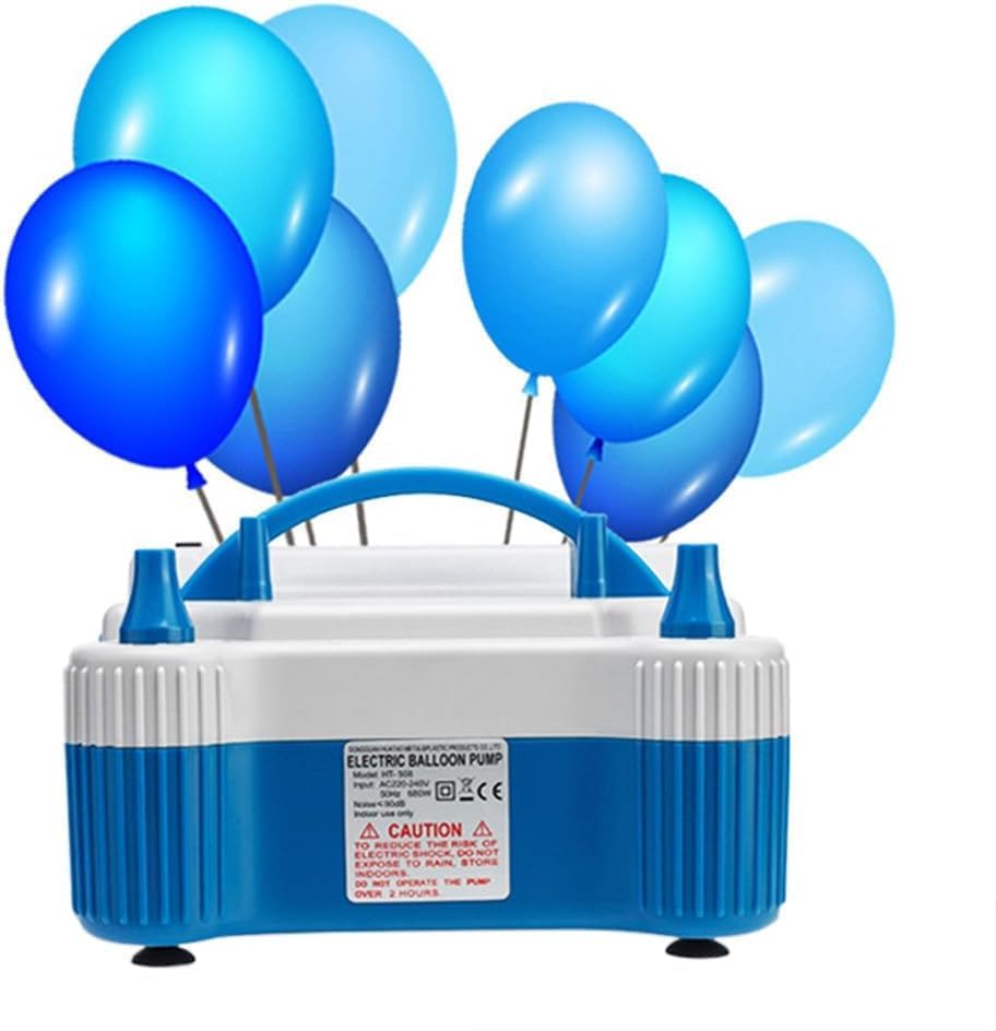 DECAWALL Electric Automatic Balloon Pump with Two Nozzles for Fast Filling