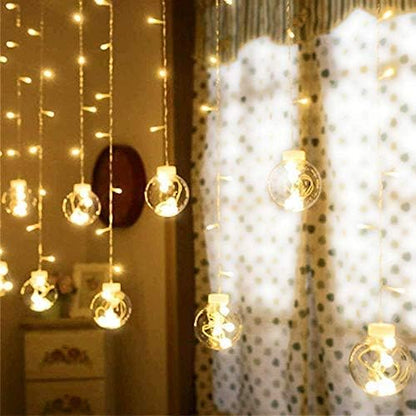 Full view of the 6 Big & 6 Small ball light set in use