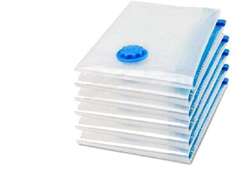 DECAWALL vacuum bags used for organized travel packing