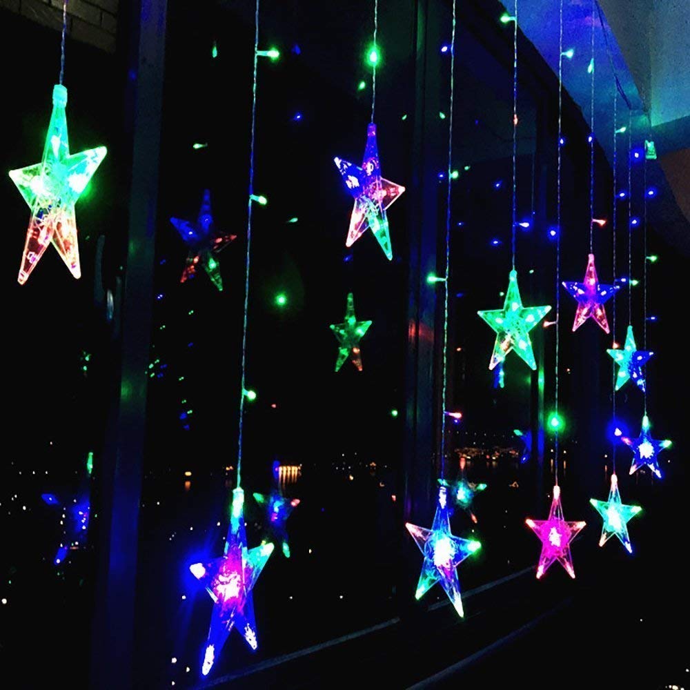 Decawall string lights with stars and 138 LEDs