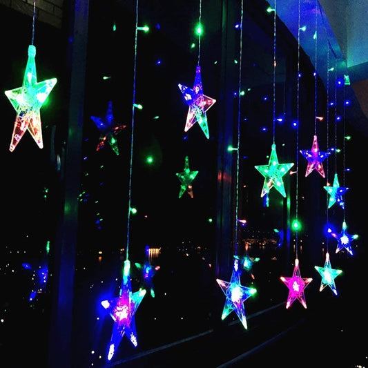 Decawall string lights with stars and 138 LEDs