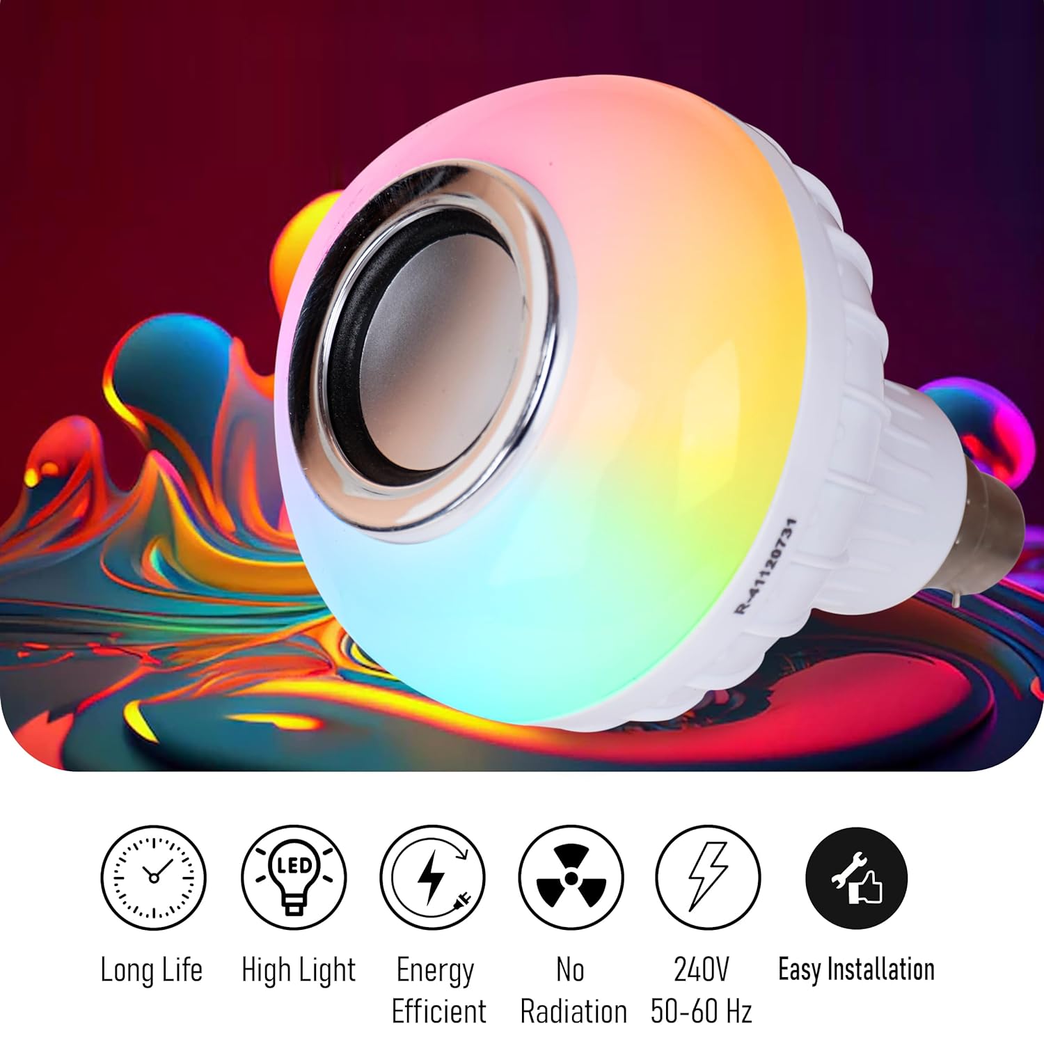 Easy installation of Bluetooth LED bulb in home lighting