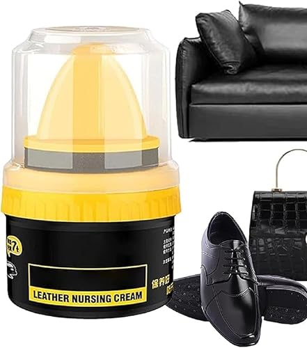 Leather Repair Cream & Liquid Shoe Polish with sponge applicator
