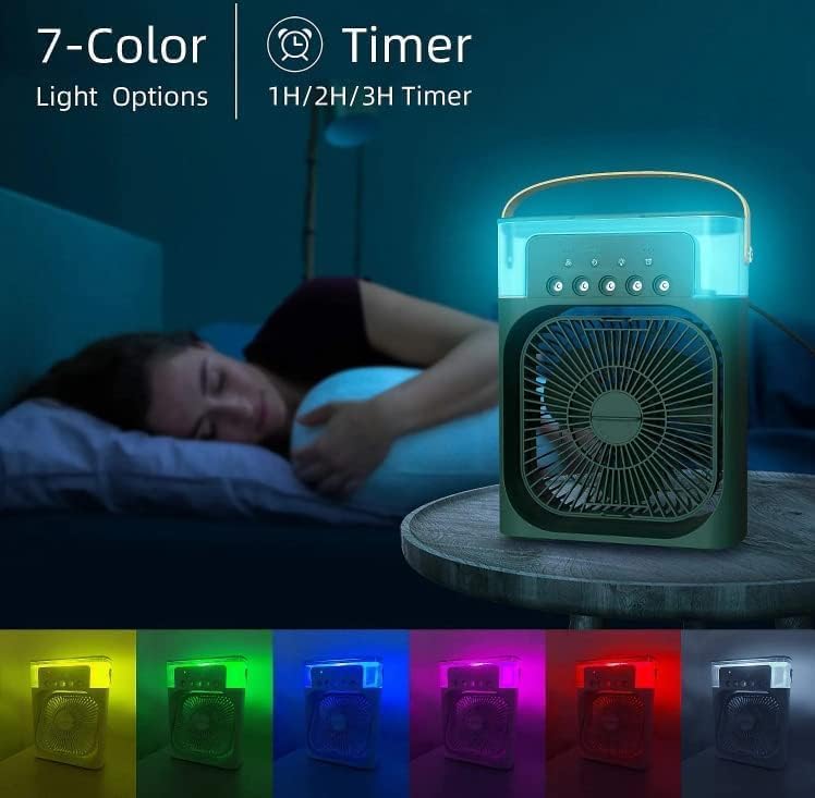  Mini air cooler in use at a desk or small room