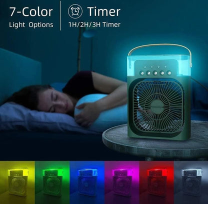  Mini air cooler in use at a desk or small room