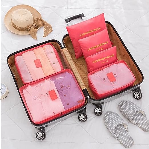 Packing cube for organizing clothes in luggage