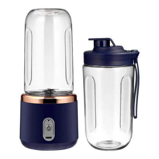 Portable juicer blender with dual 400ml jars
