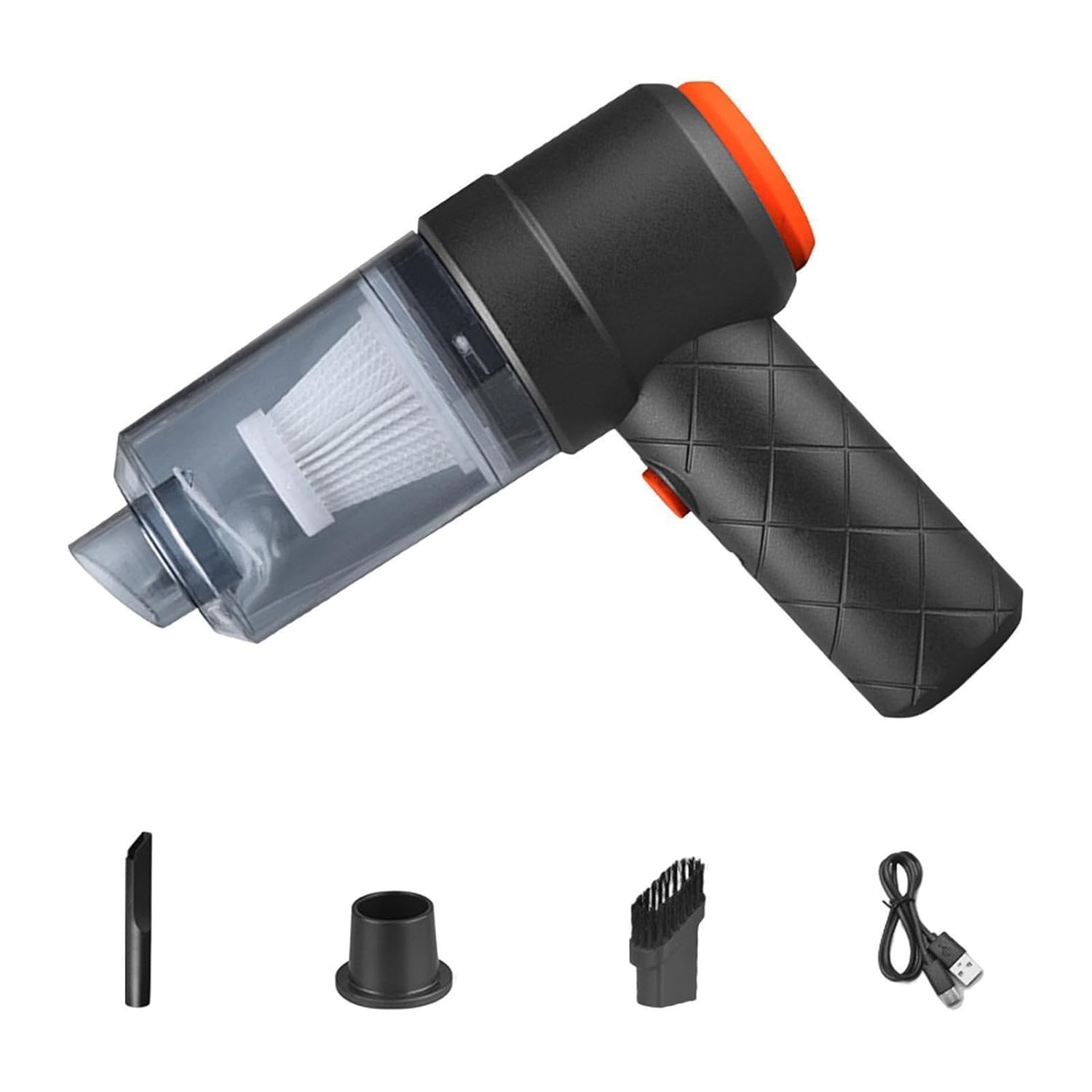 Portable rechargeable DECAWALL 2-in-1 vacuum cleaner for cars