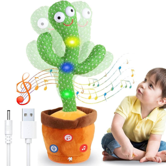 Rechargeable Talking Dancing Cactus Toy for Kids