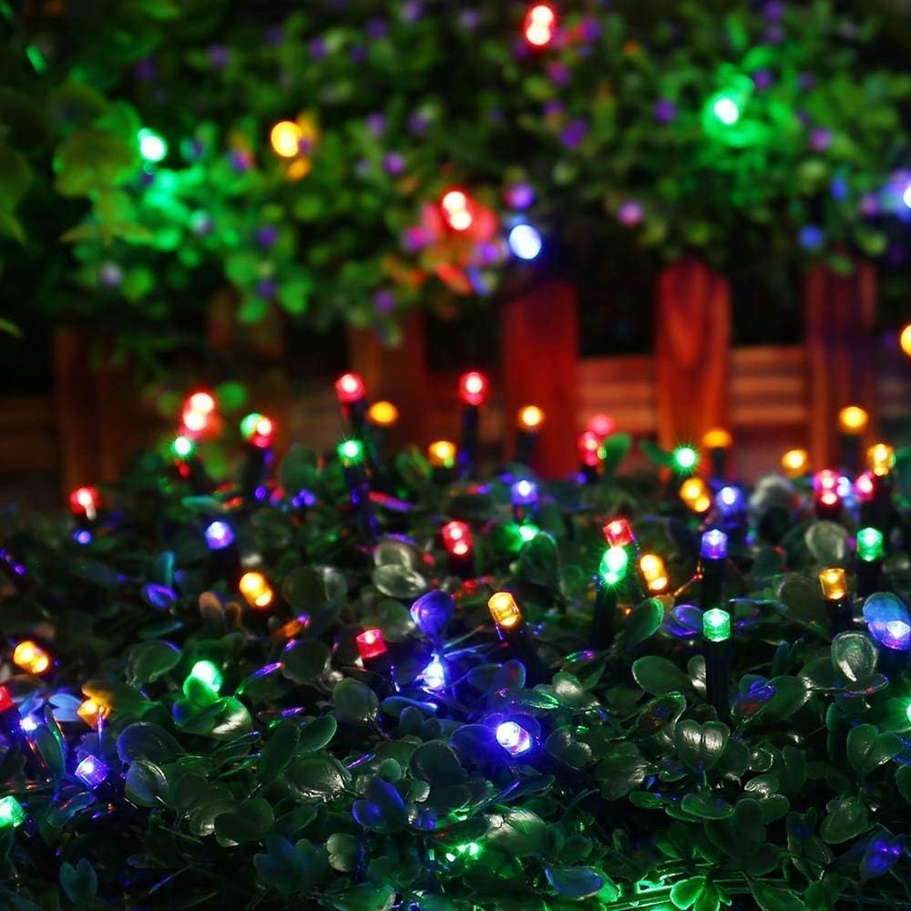 Serial bulbs emitting vibrant colors