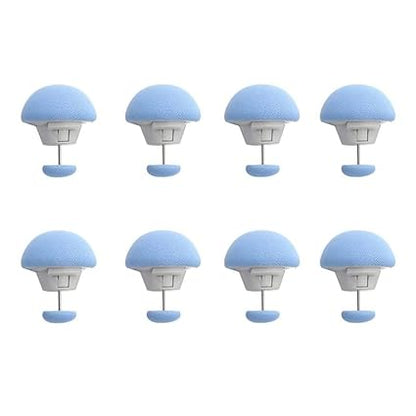 Set of 8 non-slip bed sheet clips with one-key unlock design