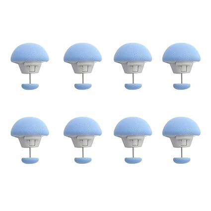 Set of 8 non-slip bed sheet clips with one-key unlock design