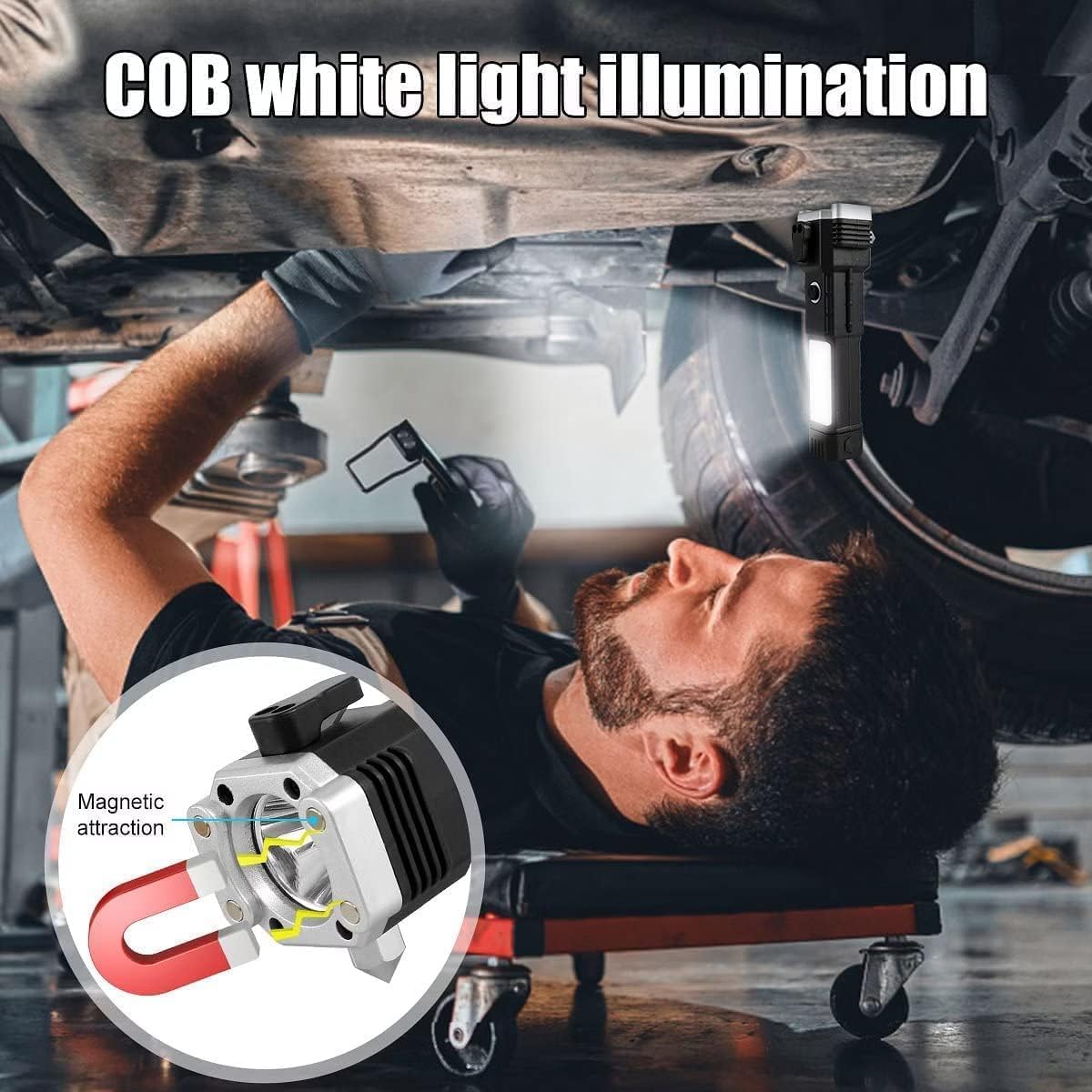 Sturdy rechargeable torch light for outdoor use