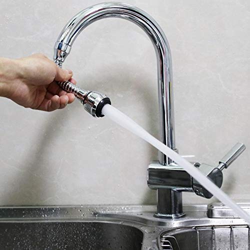 Turbo Flex 360 Faucet Sprayer showcasing its flexibility for sink use