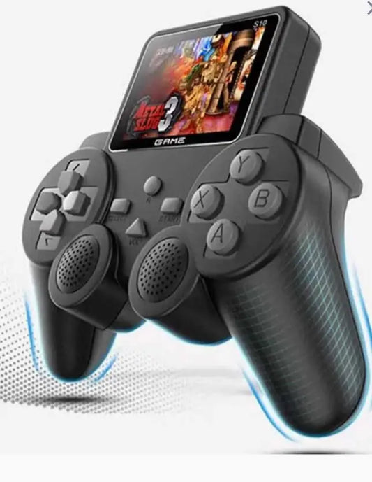 Decawall S10 Retro Handheld Game Console – 520 Built-in Games | 2.4" Color Display, Joystick Control, Portable Gaming Device for Kids & Adults